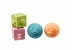 Комплект цветни кубчета и топки "So Pure"