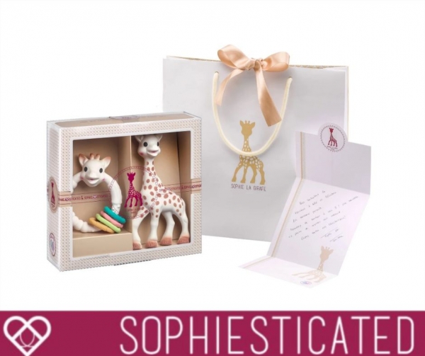 Софи жирафчето подаръчен комплект Sophiesticated - Софи жирафчето и цветна, кръгла гризалка