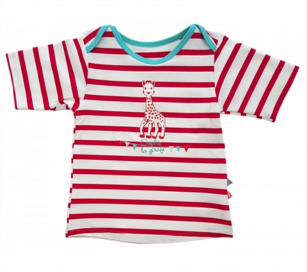 Mayoparasol детска тениска за плаж с UV защита Sophie la Girafe Saint Malo