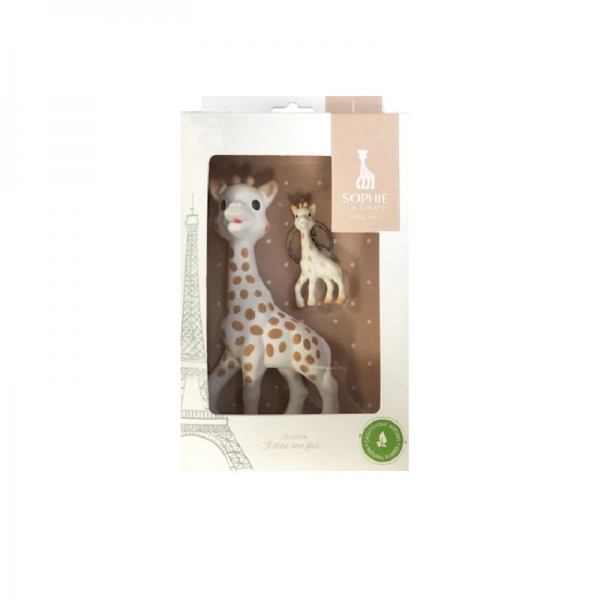 Софи жирафчето в комплект с ключодържател