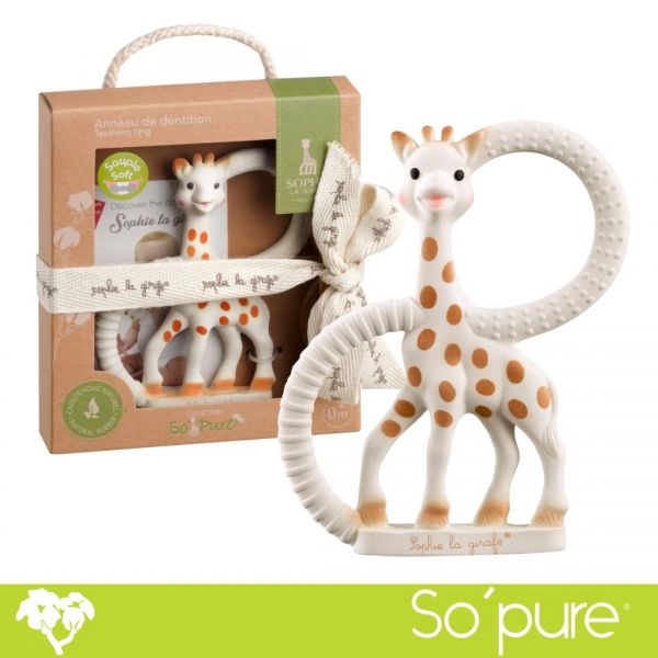 Софи жирафчето- Гъвкава гризалка МЕК вариант от колекцията "So pure"