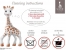 Еко BIG BOX 4: Жирафчето Софи, утешител за гушкане от 100% памук, много мека гризалка и залъгалка
