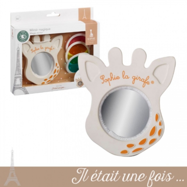 Софи жирафчето - 2 в 1 Голяма гризалка с огледало и цветни "лещи"