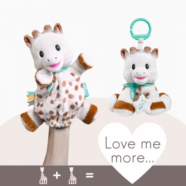 Оферта: Sweety Sophie Collection Кукла Ръкавица - Утешителче + Музикална плюшена играчка