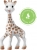 Подаръчен сет: Комплект "Софи жирафчето и чесалка за дъвчене" и ключодържател Жирафчето Софи от 100% каучук