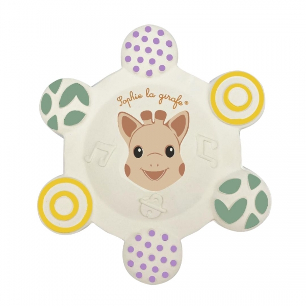 Жирафчето Софи: Гризалка от естествен каучук със звуци