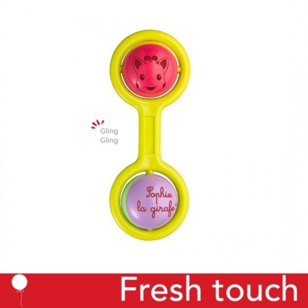 "Софи жирафчето" въртяща се класическа дрънкалка Маракас